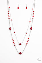 Load image into Gallery viewer, Dazzle the Crowd Red Necklace