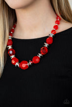 Load image into Gallery viewer, Dine and Dash Red Necklace