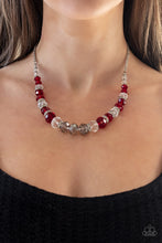 Load image into Gallery viewer, Distracted by Dazzle Red Necklace