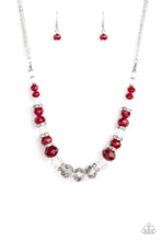 Load image into Gallery viewer, Distracted by Dazzle Red Necklace