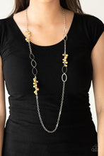 Load image into Gallery viewer, Flirty Foxtrot Yellow Necklace