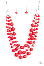 Load image into Gallery viewer, Everyone Scatter Red Necklace