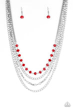 Load image into Gallery viewer, Extravagant Elegance Red Necklace