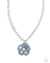 Load image into Gallery viewer, Wallflower Waltz Blue Necklace