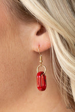 Load image into Gallery viewer, Fashionista Fever Red Acrylic Necklace