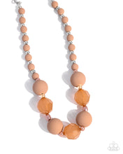 Load image into Gallery viewer, Suddenly Slanted Brown Necklace