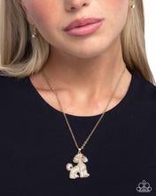 Load image into Gallery viewer, Particular Poodle Gold Necklace