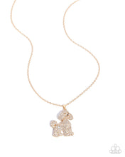 Load image into Gallery viewer, Particular Poodle Gold Necklace