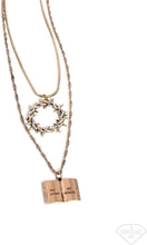 Load image into Gallery viewer, Forgiven in Faith Gold Necklace
