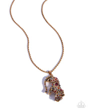 Load image into Gallery viewer, Ferocious Feline Gold Necklace