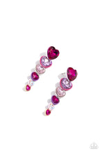Load image into Gallery viewer, Cascading Casanova Multi Post Earrings