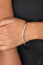 Load image into Gallery viewer, Awesomely Asymmetrical Silver Bangle