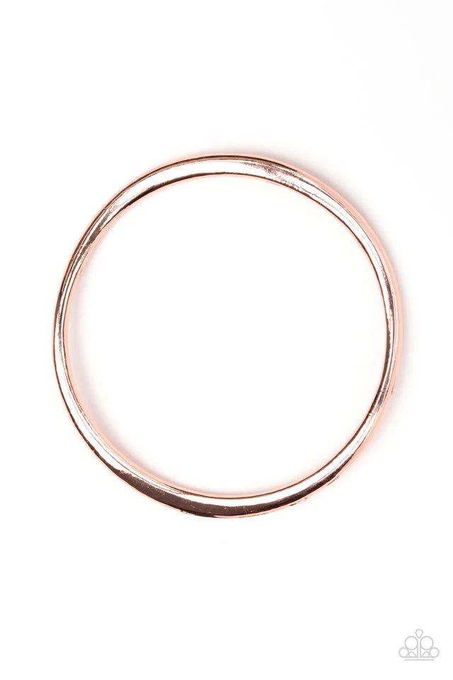 Awesomely Asymmetrical Copper Bangle