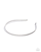 Load image into Gallery viewer, Braided Behavior Silver HeadBand
