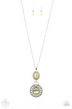 Load image into Gallery viewer, Hook Vine and Sinker Yellow Necklace