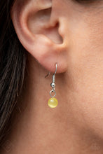 Load image into Gallery viewer, Hook Vine and Sinker Yellow Necklace