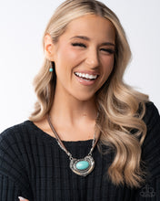 Load image into Gallery viewer, Grounded Gesture Blue Necklace