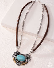 Load image into Gallery viewer, Grounded Gesture Blue Necklace