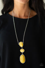 Load image into Gallery viewer, Making an Impact Yellow Necklace