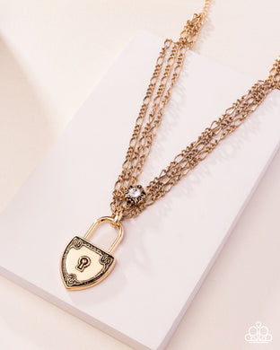 LOCK Show Gold Necklace
