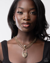 Load image into Gallery viewer, LOCK Show Gold Necklace