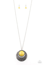Load image into Gallery viewer, Medallion Meadow Yellow Necklace