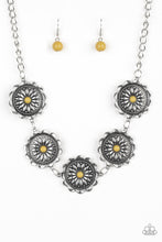 Load image into Gallery viewer, Me-Dallions, Myself, and I Yellow Necklace