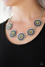 Load image into Gallery viewer, Me-Dallions, Myself, and I Yellow Necklace