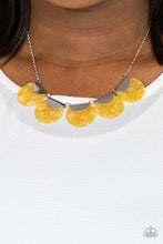Load image into Gallery viewer, Mermaid Oasis Yellow Necklace