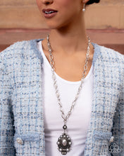 Load image into Gallery viewer, Vintage Selfie White Necklace