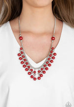 Load image into Gallery viewer, Location, Location, Location Red Necklace