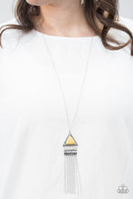 Load image into Gallery viewer, Painted Plateaus Yellow Necklace