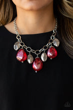 Load image into Gallery viewer, Looking Glass Glamorous Red Necklace
