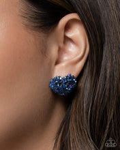 Load image into Gallery viewer, Contrary Courtship Blue Post Earrings