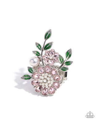 Budding Bling Pink Ring
