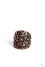 Load image into Gallery viewer, Burnished Bouquet Copper Ring