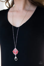 Load image into Gallery viewer, Malibu Mandala Red Lanyard