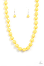 Load image into Gallery viewer, Popping Promenade Yellow Necklace
