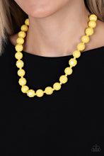 Load image into Gallery viewer, Popping Promenade Yellow Necklace