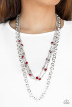 Load image into Gallery viewer, Metro Mixer Red Necklace