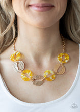 Load image into Gallery viewer, Retro Retrograde Yellow Necklace
