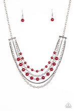 Load image into Gallery viewer, Metro Modest Red Necklace