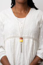 Load image into Gallery viewer, Reel It In Yellow Necklace
