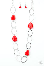 Load image into Gallery viewer, Modern Day Malibu Red Necklace