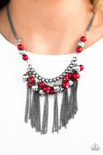 Load image into Gallery viewer, Modern Mechanics Red Necklace