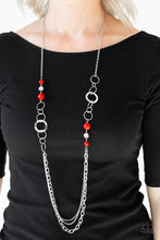 Load image into Gallery viewer, Modern Motley Red Necklace