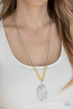 Load image into Gallery viewer, Roaming the Riverwalk Yellow Necklace