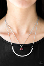 Load image into Gallery viewer, Moonlit Metro Red Necklace