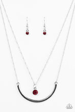 Load image into Gallery viewer, Moonlit Metro Red Necklace