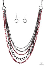 Load image into Gallery viewer, Moto Motivation Red Necklace